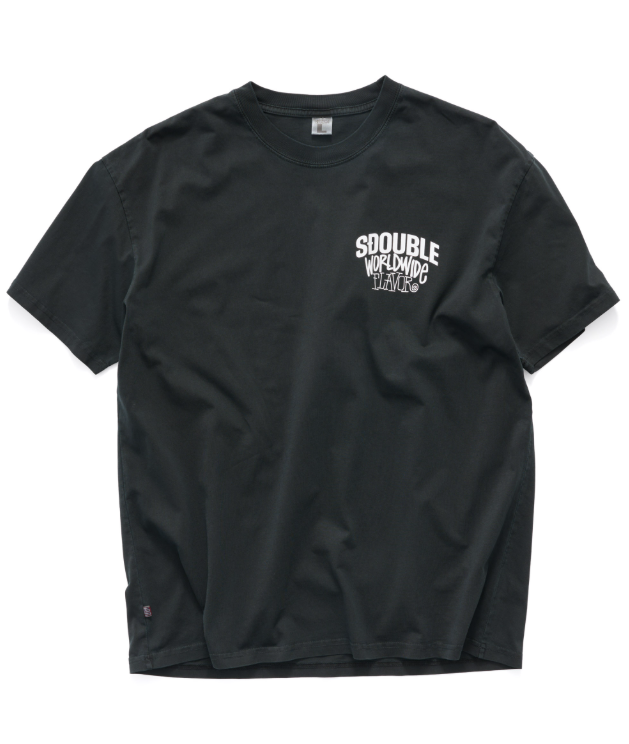 SSA-W (S/Double s flavor short sleeve heavy weight tee overdye black) 72693260