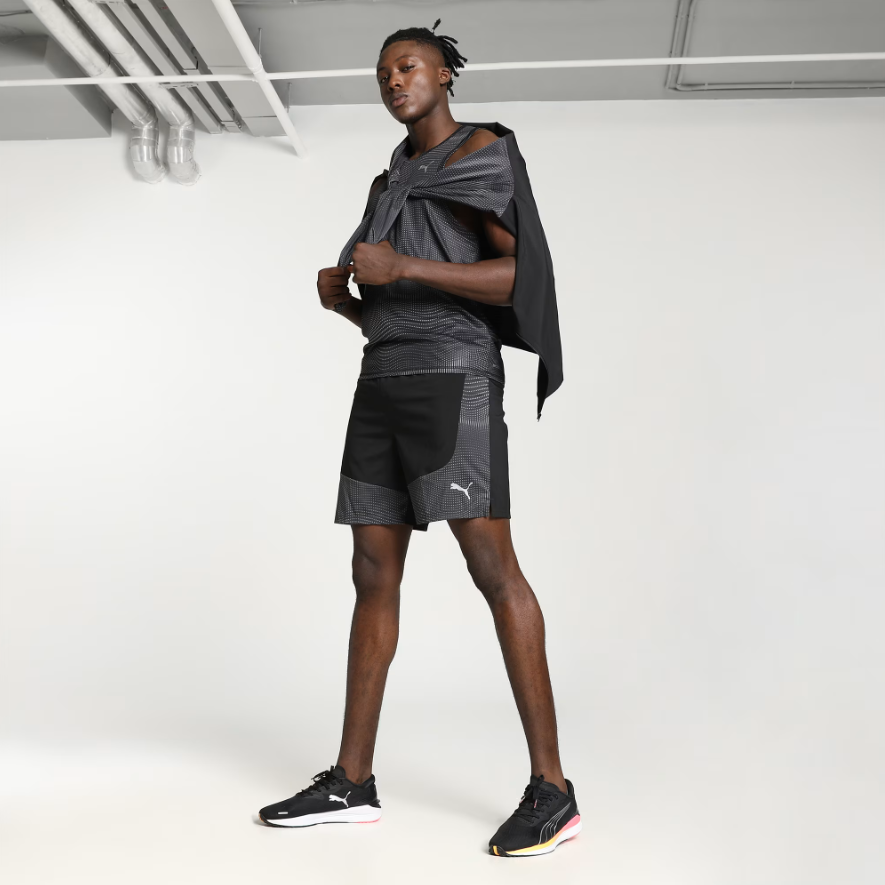 PA-M9 (Puma run favorite all over print velocity 7inch shorts) 122393500