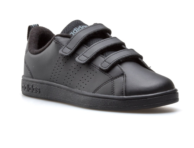 A-Z42 (Adidas advantage clean cmf kids black/black/ONIX) 121693585