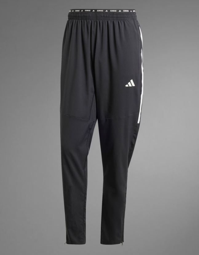 AA-C28 (Adidas own the run 3-stripes trackpants black/white) 42595772