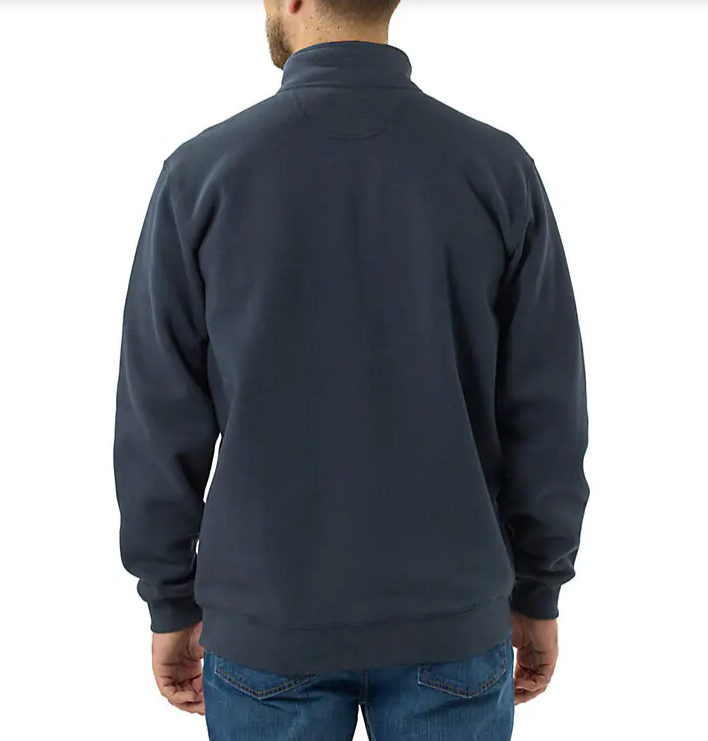 CHA-Y7 (Carhartt loose fit midweight quarter-zip mock neck sweatshirt black)52596305