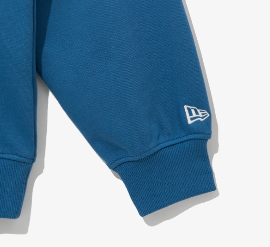 NEA-Q11 (New era mlb logo select team lettering los angeles dodgers hoodie light royal) 52597000