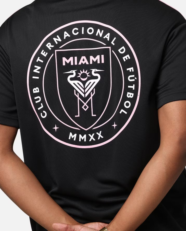 MNA-F44 (Mitchell & ness black soccer top inetr miami solid black) 52594782