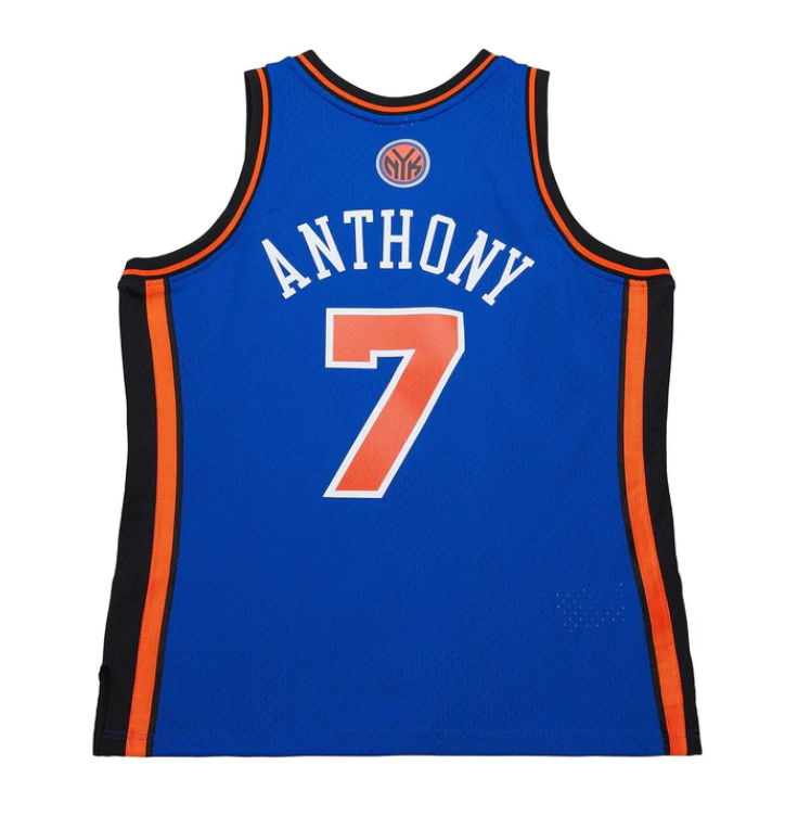 MNA-Y44 (Mitchell & ness dark jersey 2010 knicks carmelo anthonty royal) 72598260