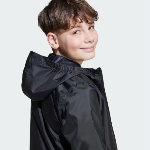 AA-I29 (Adidas junior rain jacket black) 82593849