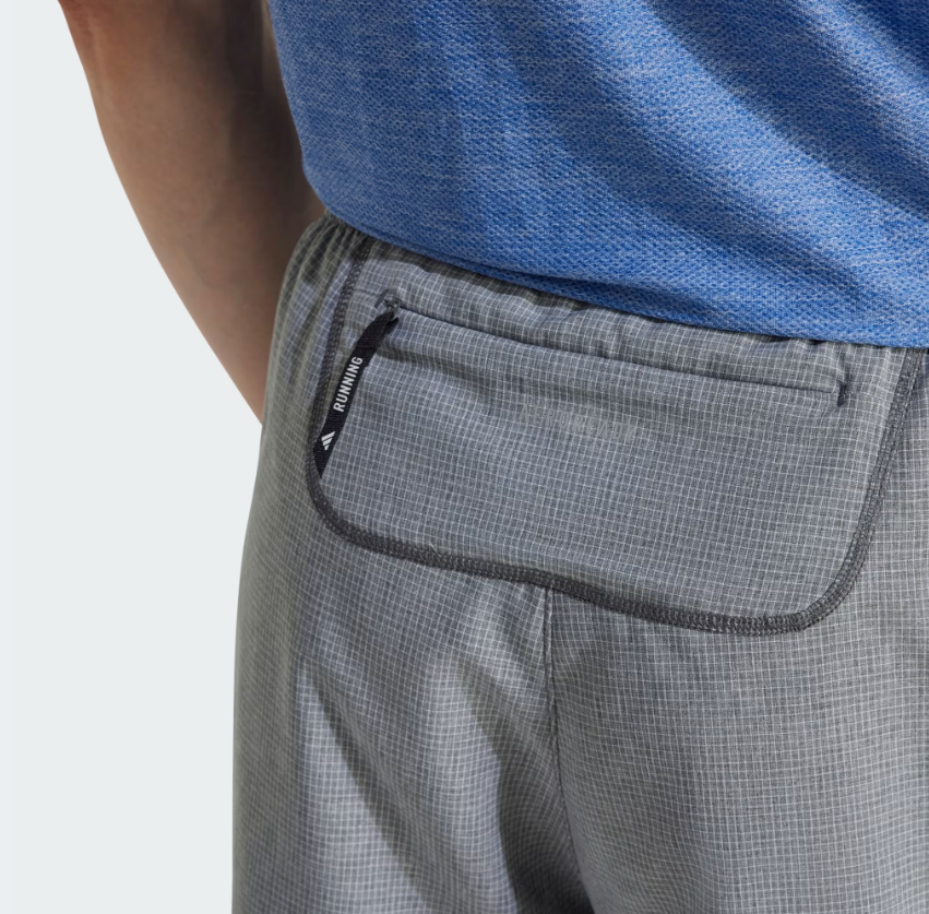 AA-J29 (Adidas own the run shorts grey/white melange) 82592646