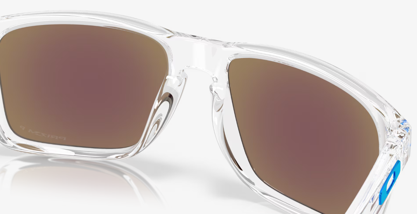 OK-I (Oakley holbrook XXL polished clear frame/saphire polarized lenses) 925915654