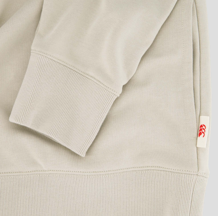 CCC-P (Canterbury mens classic quater zip sweat silver lining) 92593956