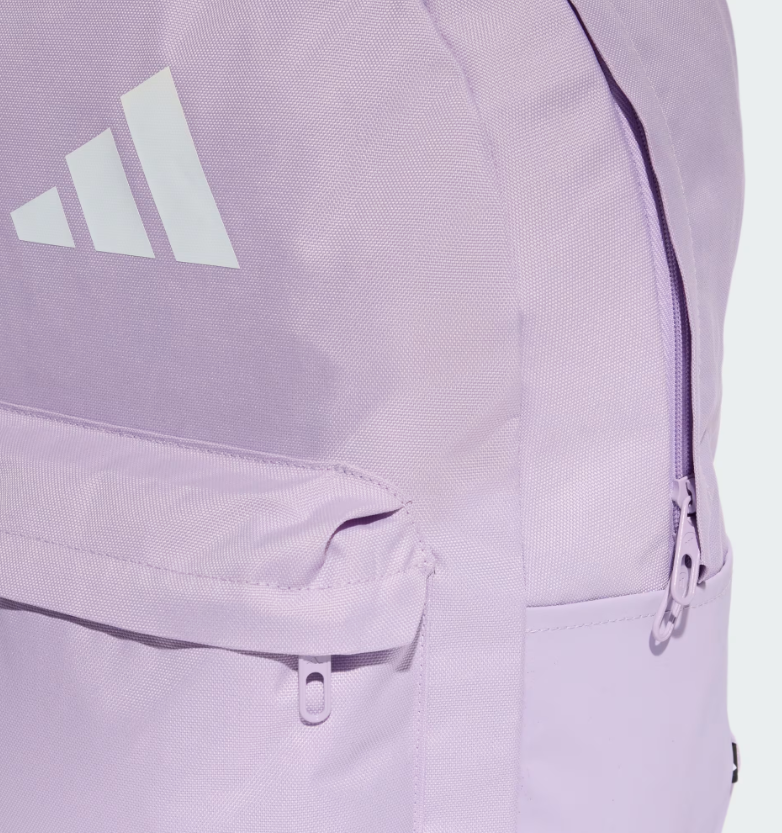 AE-M8 (Adidas classic 3 bar logo backpack powder plum/white) 102592167