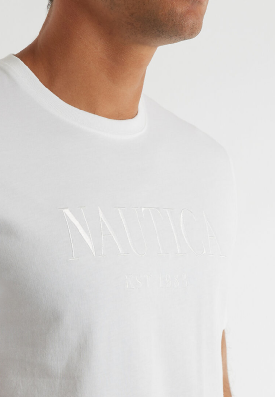 NTA-N14 (Nautica big & tall tonal embroidered nautica t-shirt bright white) 122593913