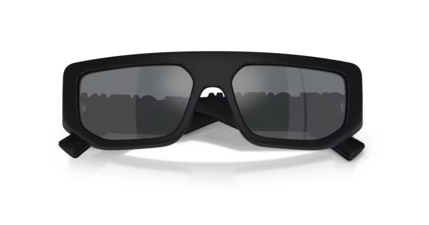 DG-D (Dolce & Gabana black matte frame/light grey mirror lenses) 326919311