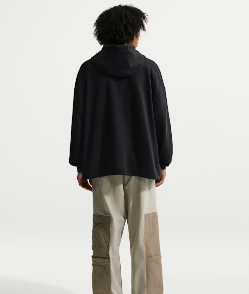 NA-A50 (Nike sportswear club oversized french terry pullover hoodie black/white) 62695217