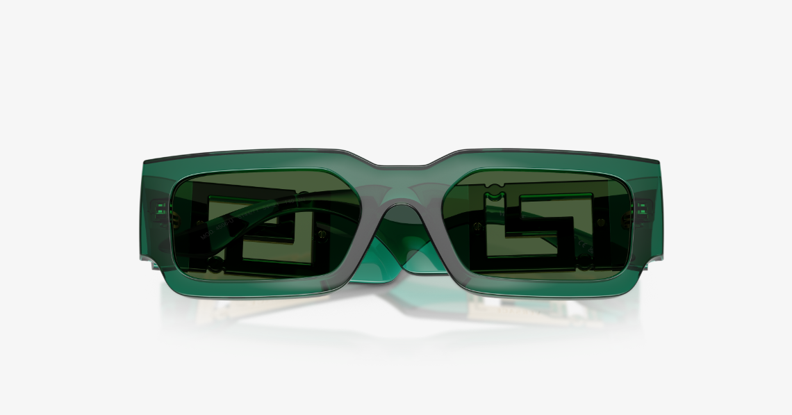 VS-S (Versace sunglasses VE4506U transparent green frame/dark green polarized lenses) 1026920779