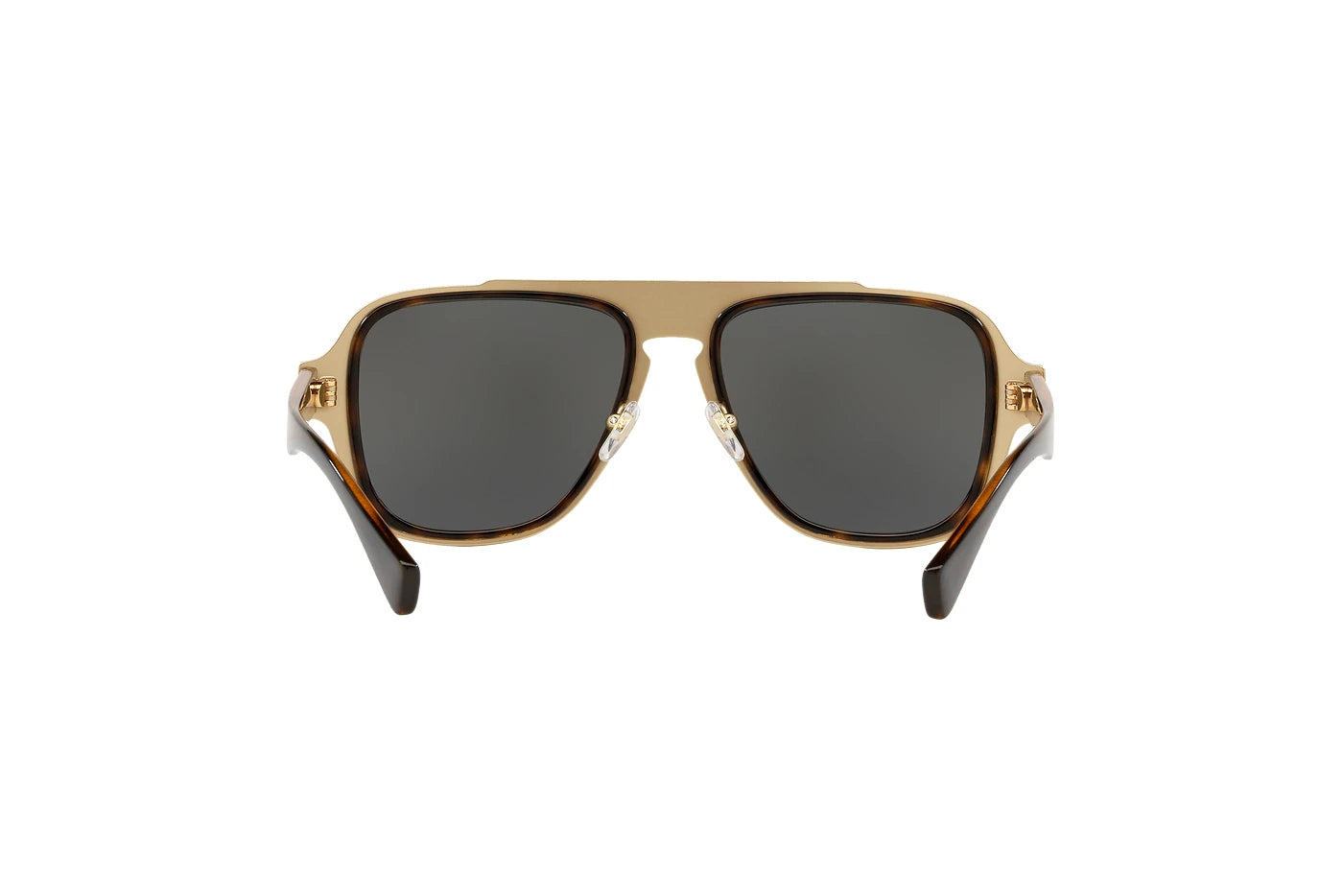 VS-C (Versace sunglasses VE2199 havana frame/dark grey mirror gold polarised lenses) 1225919311