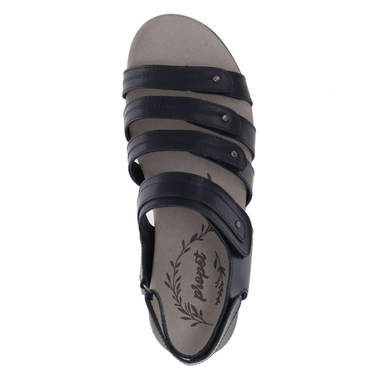 PR-K1 (Propet women's ainsley 2E width sandals black) 82697900