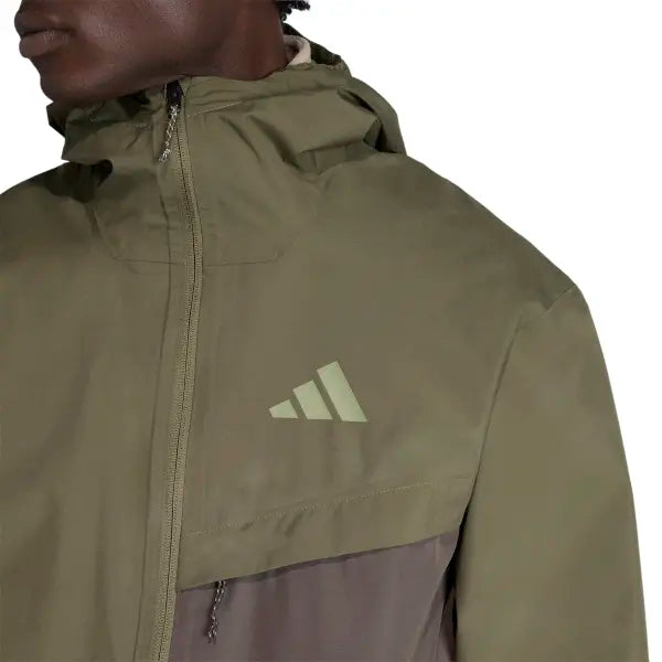 AA-L31 (Adidas waterproof hiking terrex multi 2 layer climaproof jacket olive/green) 32699616
