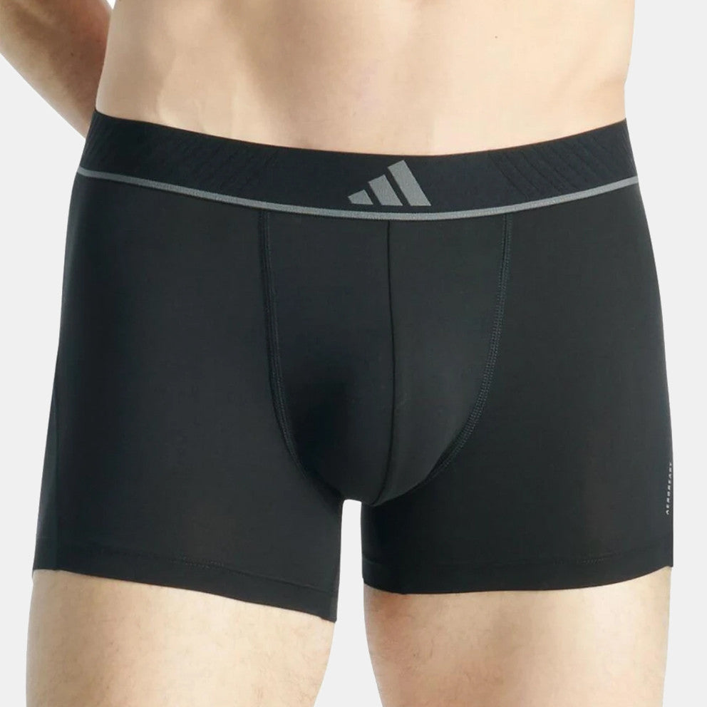 AA-W28 (Adidas 3 pack active micro flex eco trunk underwear black) 72593909