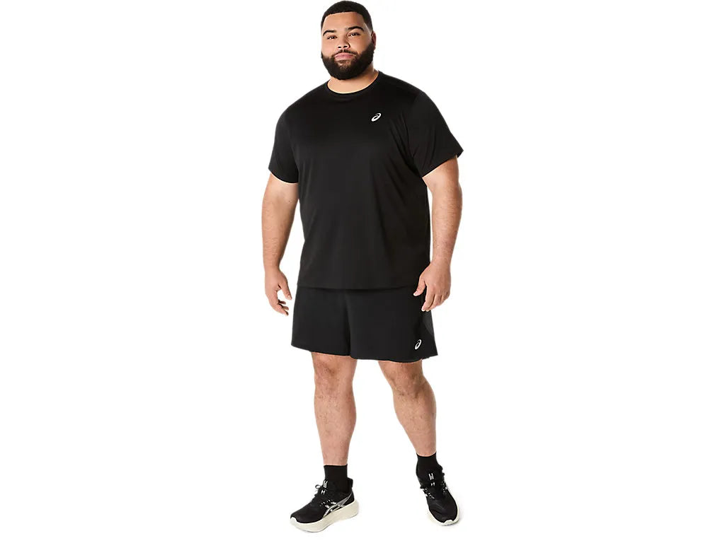 ASA-E1 (Asics silver short sleeve t-shirt mens performance black) 122592500