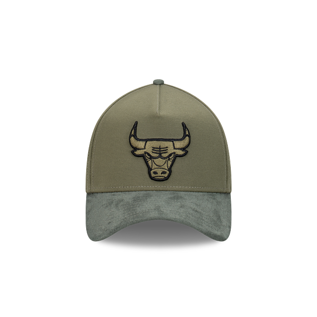 NEC-A62 (New era 3930 A frame flexfit olive premium chicago bulls hat) 32593070