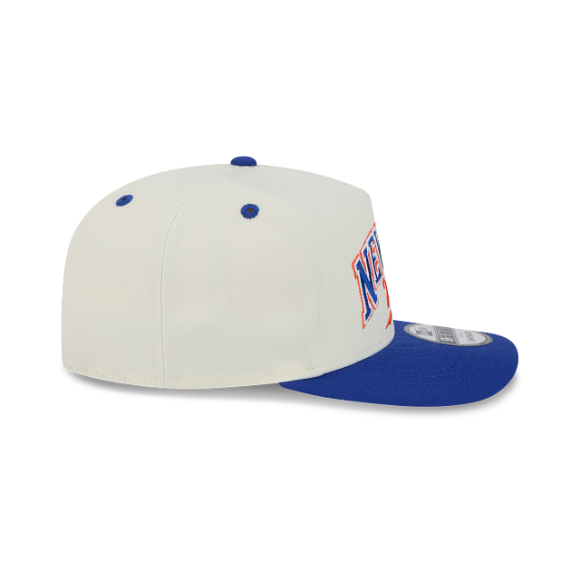 NEC-K65 (New era 950 A frame chrome 2tone script new york knicks snapback chrome white osfm) 52594000