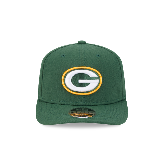 NEC-A63 (New era 970 nfl side helmet green bay packers stretch snap cilantro green osfm) 32592850