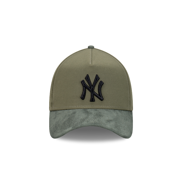 NEC-Y61 (New era 3930 A frame flexfit olive premium new york yankees hat) 32593070
