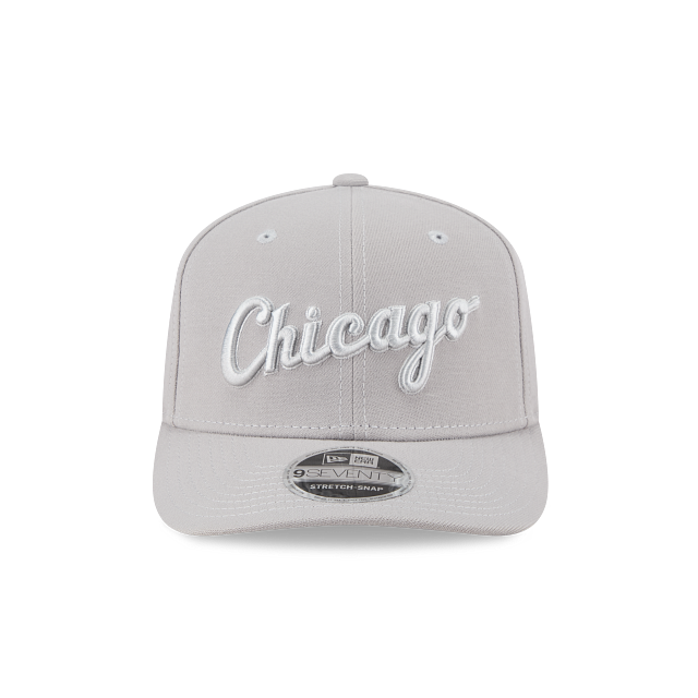 NEC-J73 (New era 970 tonal grey script logo chicago bulls snapback grey UV osfm) 42692850