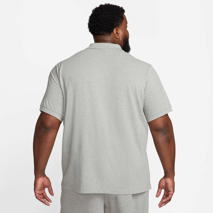 NA-U46 (Nike club mens short sleeve polo dark grey/heather/white) 22593000