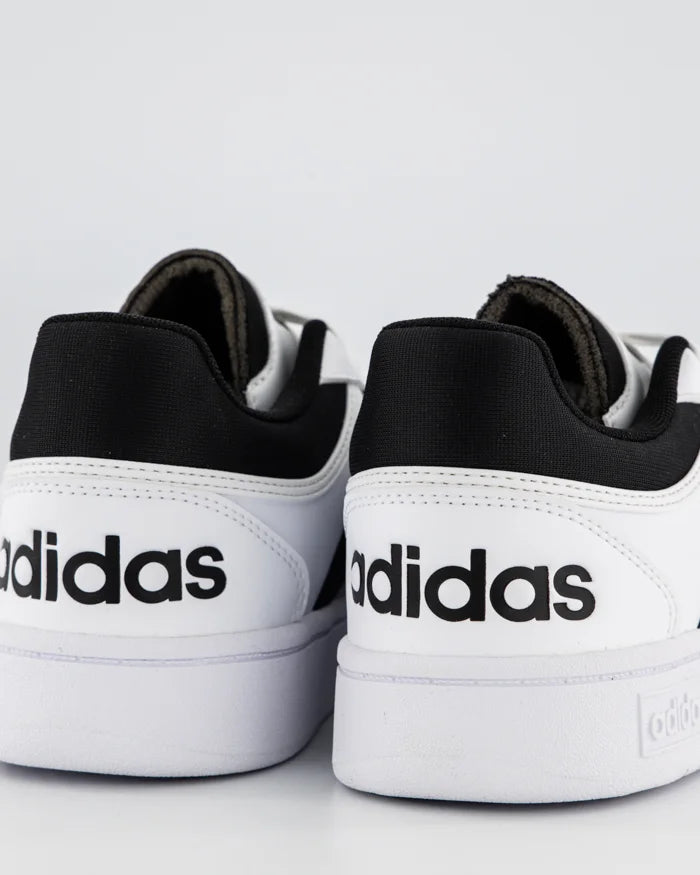 A-Z66 (Adidas hoops 3.0 low classic vintage shoe white/core black/grey) 92396140