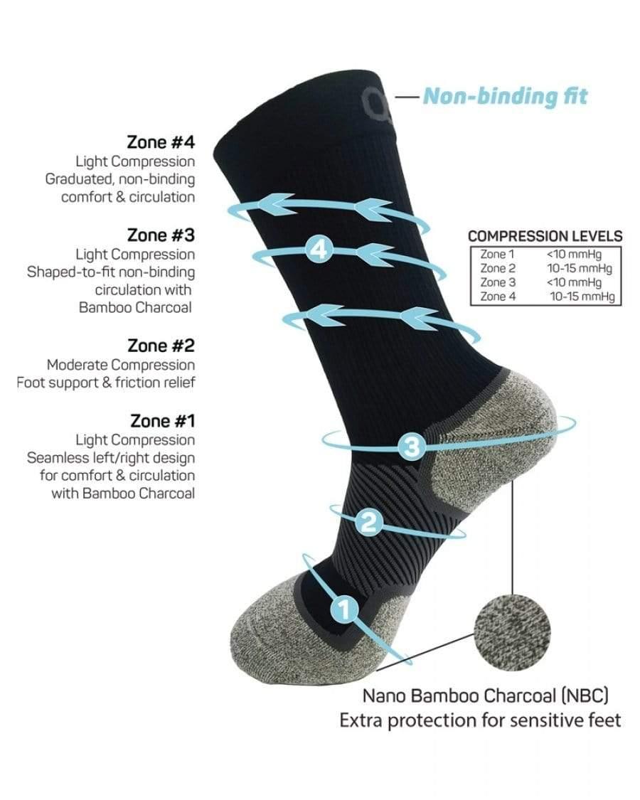 OS1-A (Wellness performance wide crew sock black) 42292604