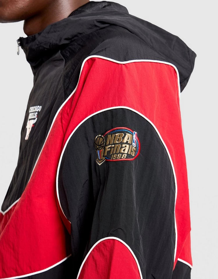 MNA-S50 (Mitchell & ness nylon tracksuit jacket chicago bulls black/red) 42698636