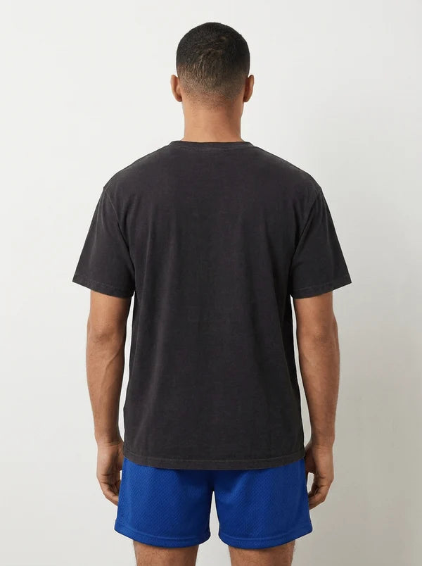 MJA-I15 (Majestic mlb los angeles dodgers burst basket ball tee washed black) 72693043
