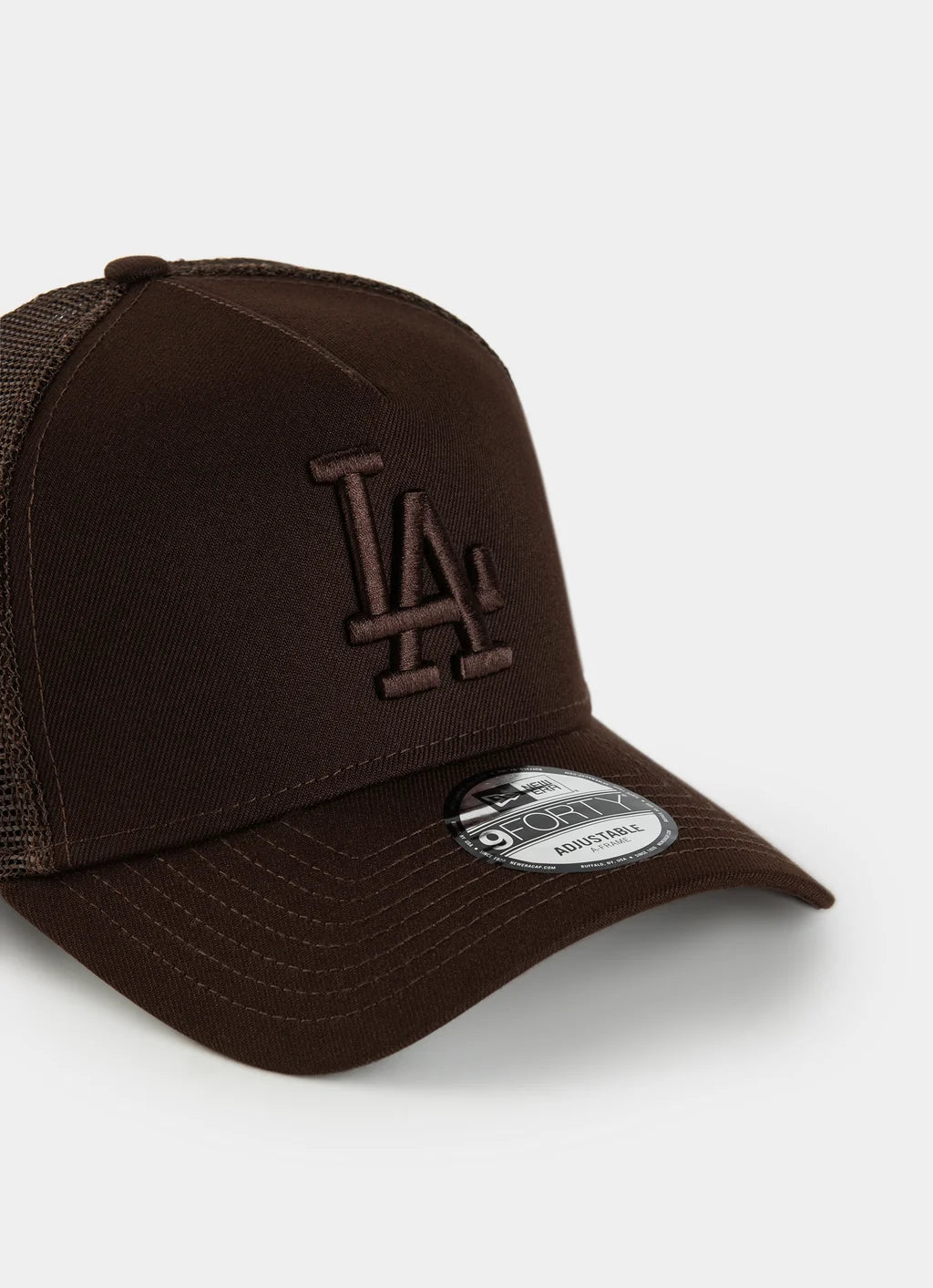 NEC-P70 (New era 940 A frame burnt wood los angeles dodgers trucker snapback brown osfm) 122592450