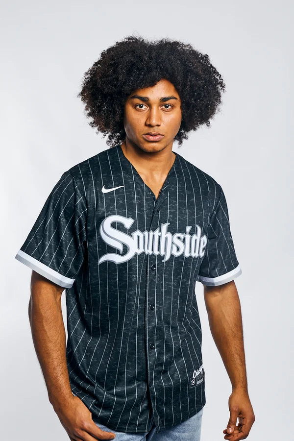 NA-D47 (Nike ltd city connect white sox jersey black) 225910000