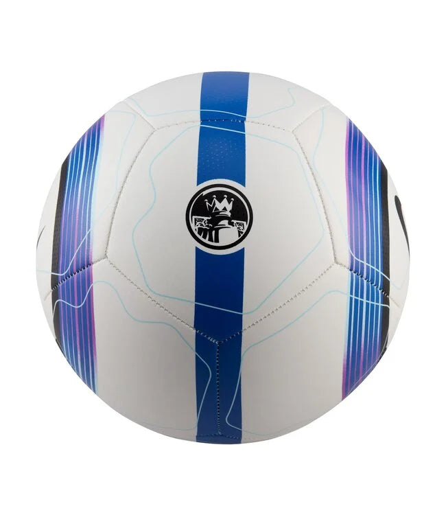 NE-Y25 (Nike premier league pitch football white/blue/black) 12592000