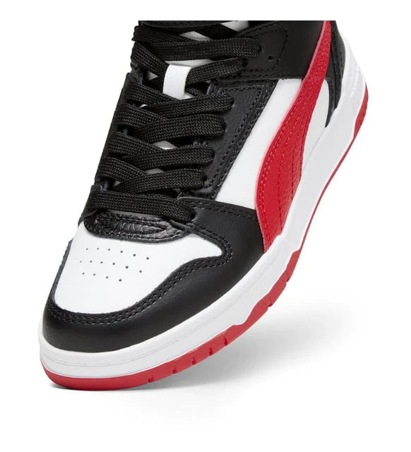 P-R46 (Puma rebound game jr white/red) 22495500