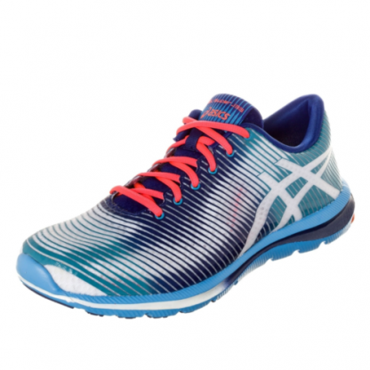 AS-V2 (Asics gel super J33 mens running shoes white/sky blue/navy) 41497944