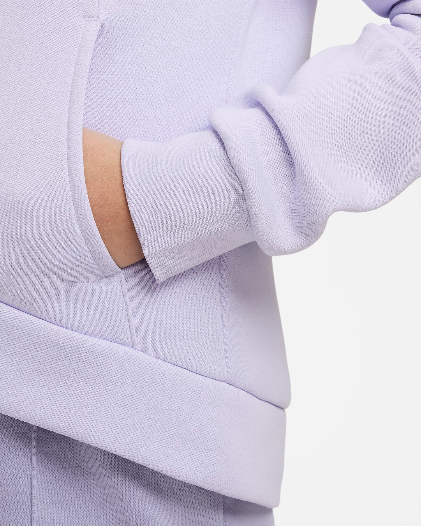 NA-C43 (Nike sportswear club fleece fullzip hoodie oxygen purple/white) 82393836 NIKE