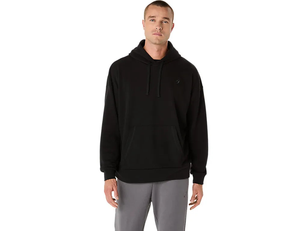 ASA-U (Asics mens sweat relaxed pullover hoodie performance black) 72596000