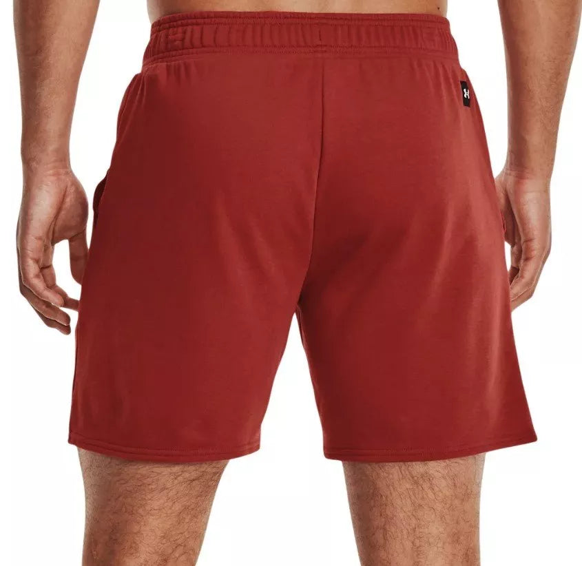 UAA-A10 (Under armour mens project rock terry gym shorts heritage red/black) 72393478 UNDER ARMOUR