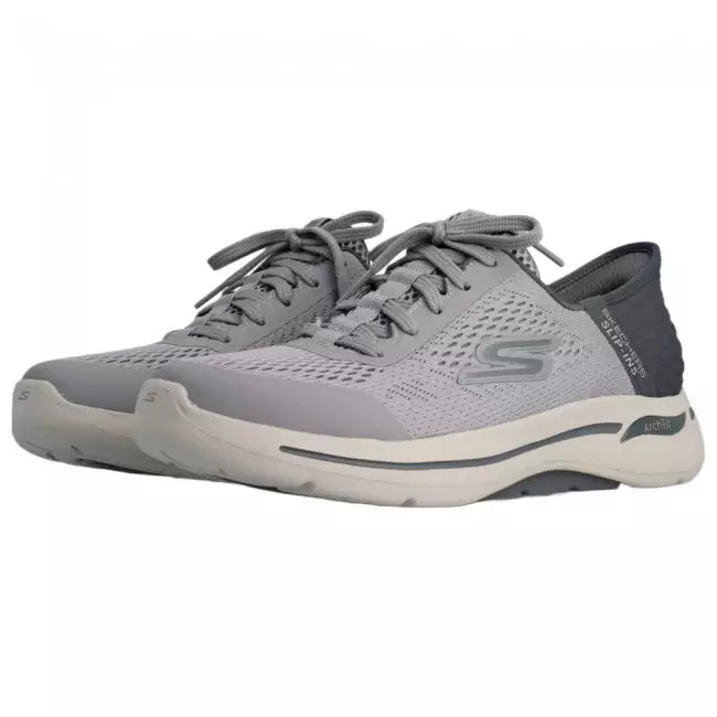 S-O11 (Skechers slip ins go walk arch fit simplicity extra wide grey) 82399316 SKECHERS