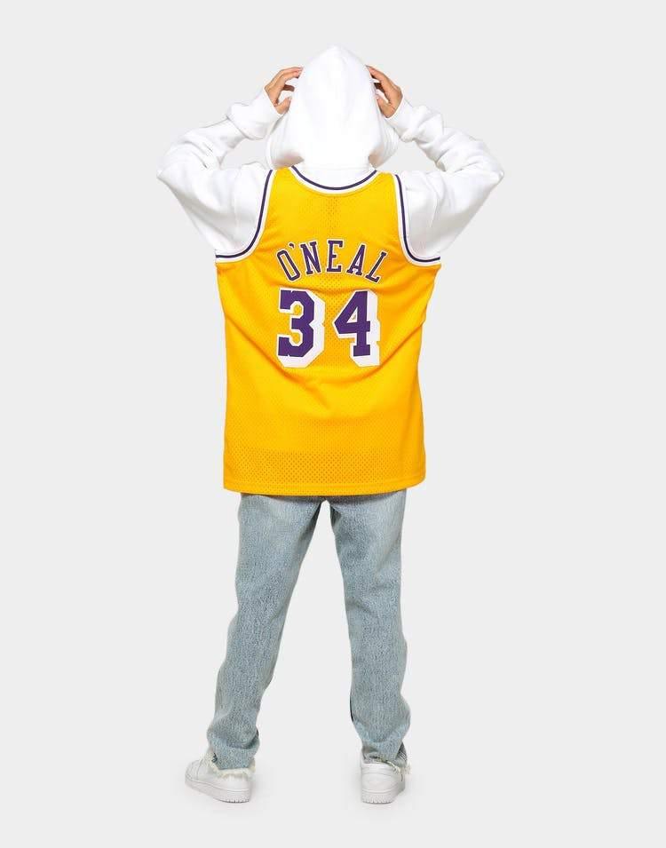 MNA-R1 (NBA SWINGMAN JERSEY LAKERS SHAQ 34 96-97 YELLOW) 121997389 - Otahuhu Shoes