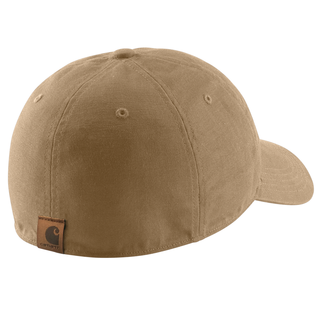 CHA-M1 (Carhartt rigby stretch fit leatherette patch cap dark khaki) 122192523 CARHARTT