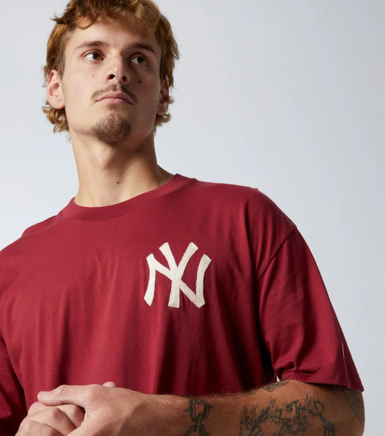 NEA-O3 (NE0277Q222 Oversize tee new york yankees chain stitch) 52293150 NEW ERA