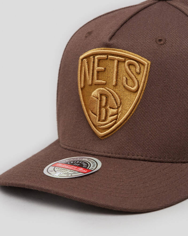 MNA-Z19 (Lux brown cl nets baroque brown hat osfm) 32292391 MITCHELL AND NESS