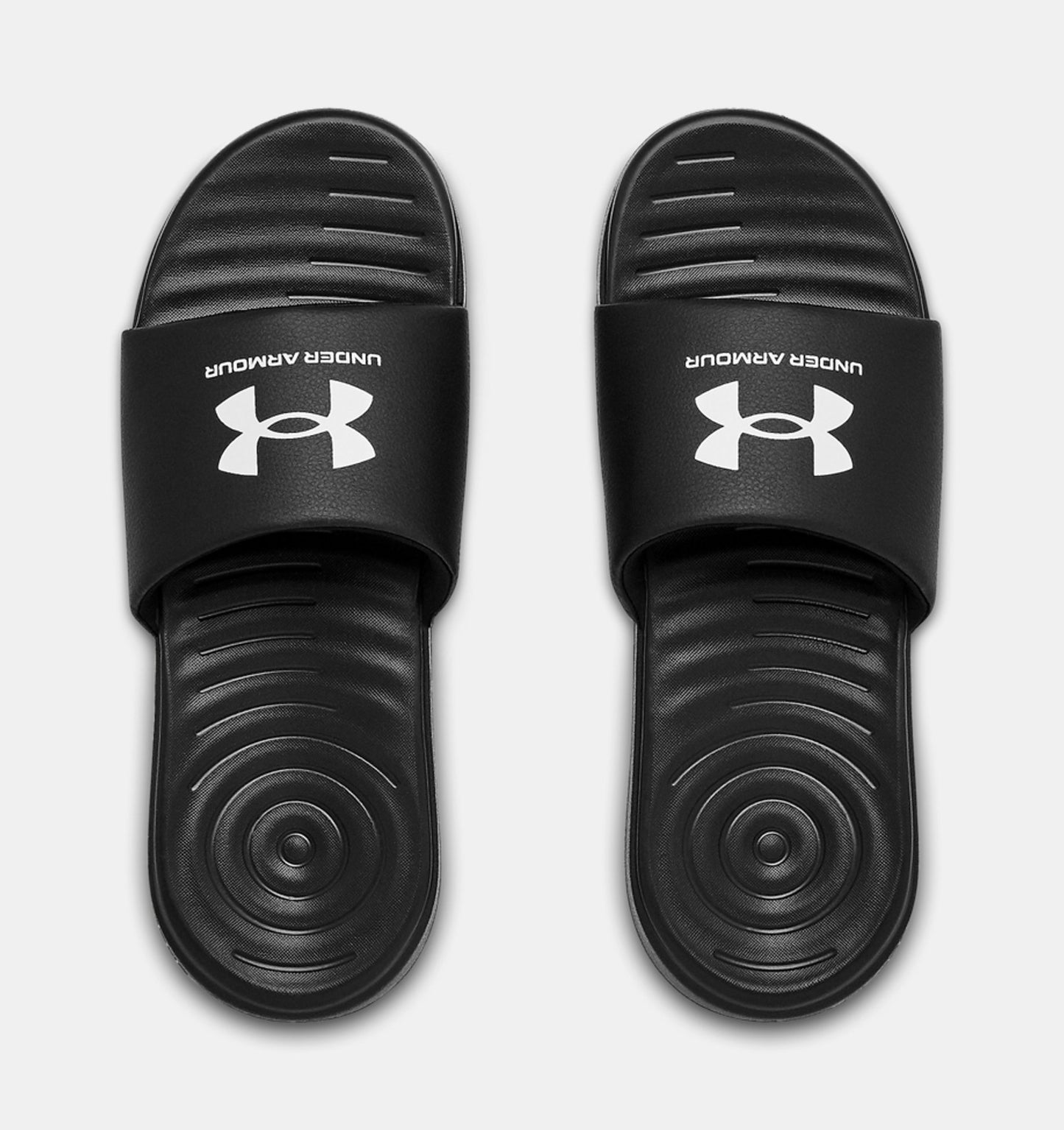UA-V6 (Mens ansa fix slide black/white) 122192175 UNDER ARMOUR