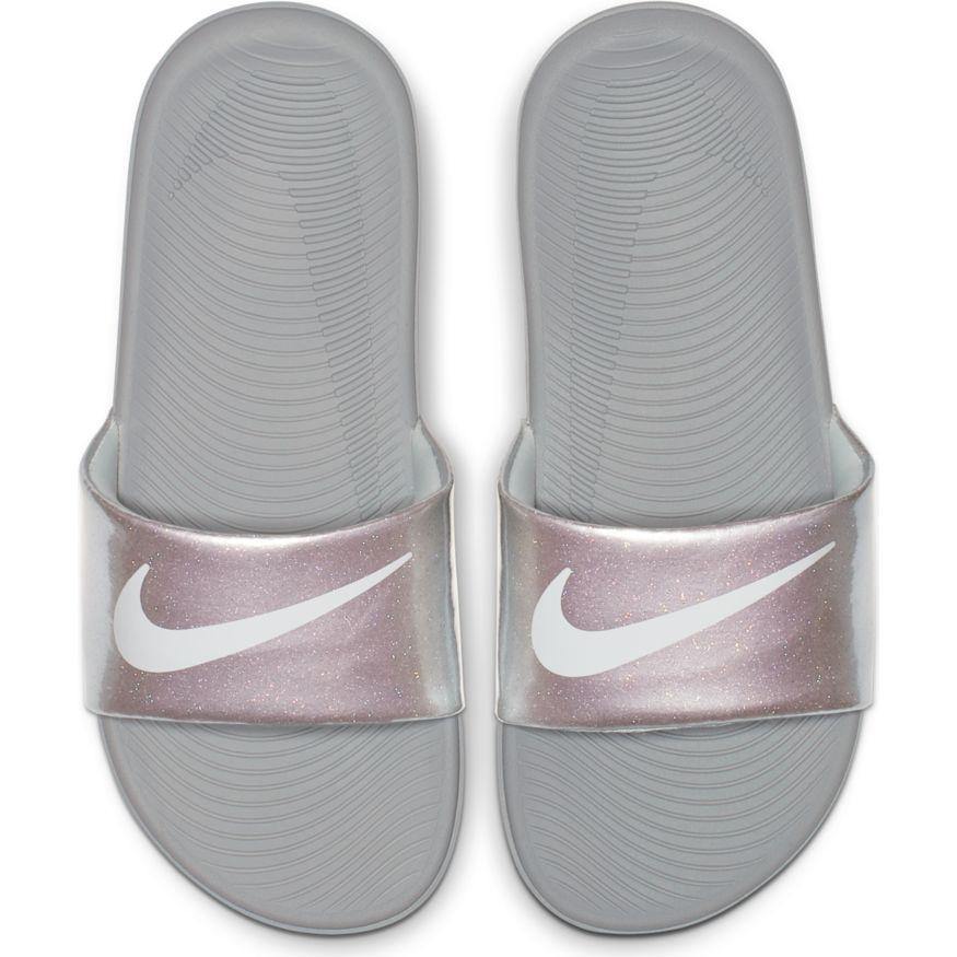 N-I107 (NIKE KAWA SLIDE GS/PS WLFGRY) 11991790 - Otahuhu Shoes