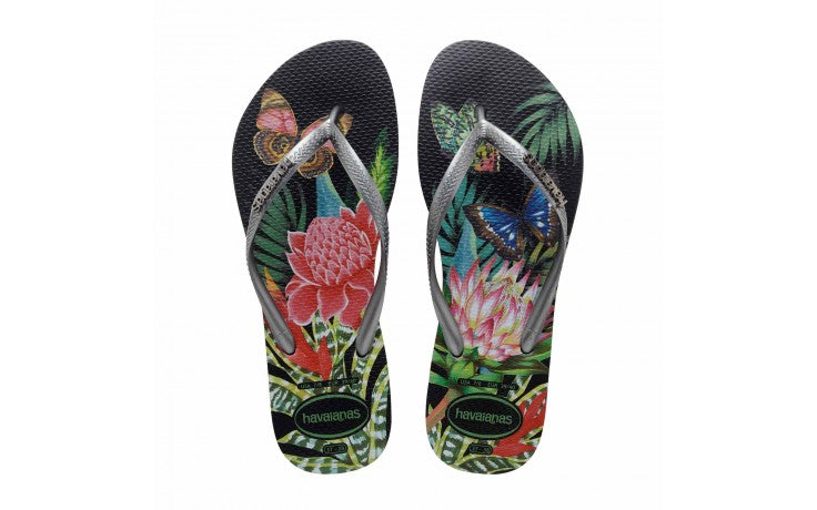 HA-WP5 (SLIM TROPICAL 1164 BLK/GRAPHITE) 11992500 HAVAIANAS