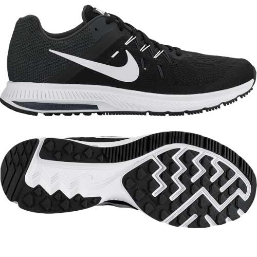 N-R83 (Nike zoom winflo running shoes black/white) 121598184