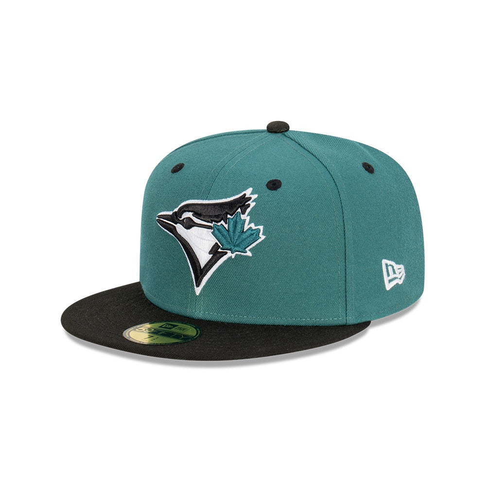 NEC-C46 (New era 5950 pine black toronto blue jays fitted cap) 12393750 NEW ERA